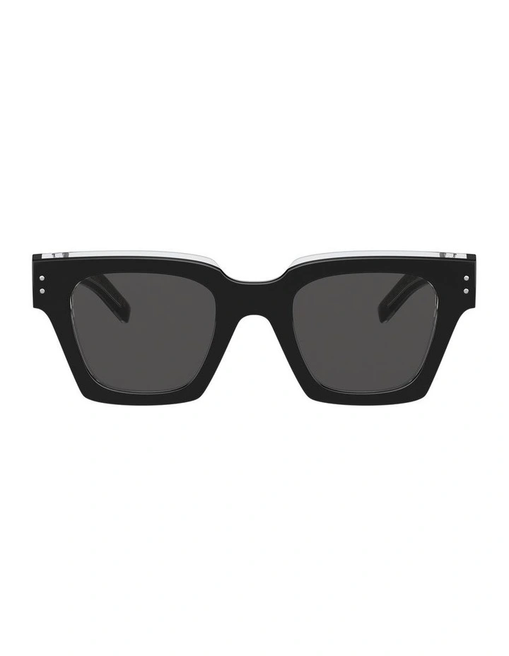 0DG4413 Sunglasses in Black/Crystal