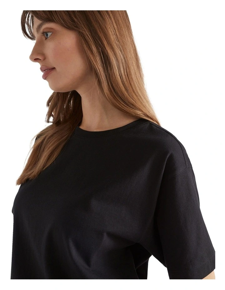 Core Boyfriend Tee in Black