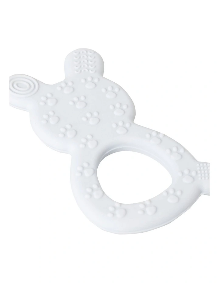 Bunny Teether In Grey