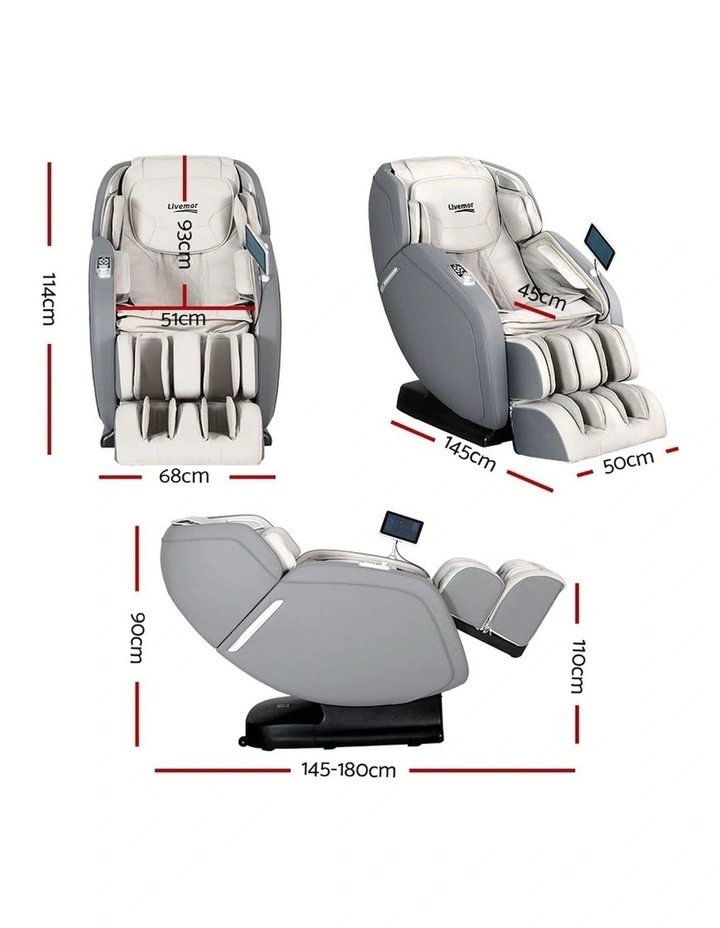 Electric Recliner Home Massager Chair in Grey