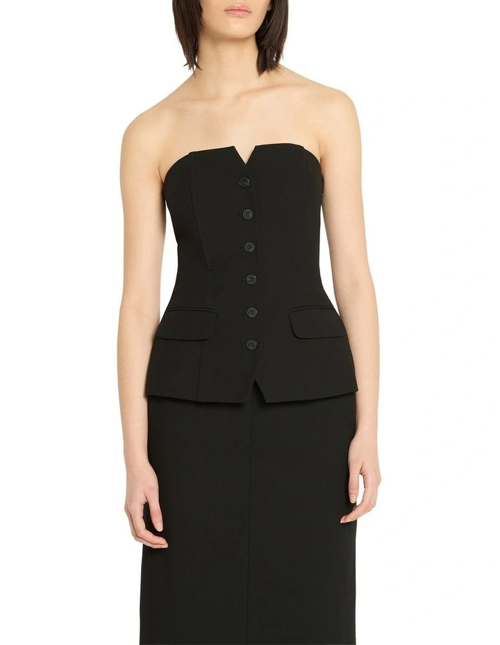 Up In The Air Bodice in Black