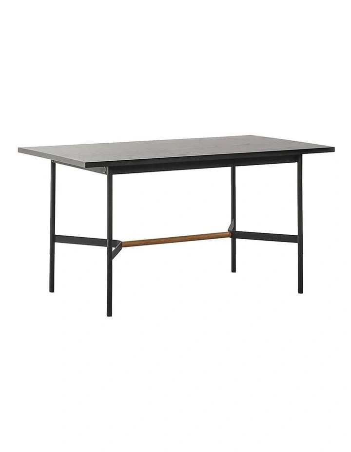 Nellie Dining Table 1.4M Black & Natural