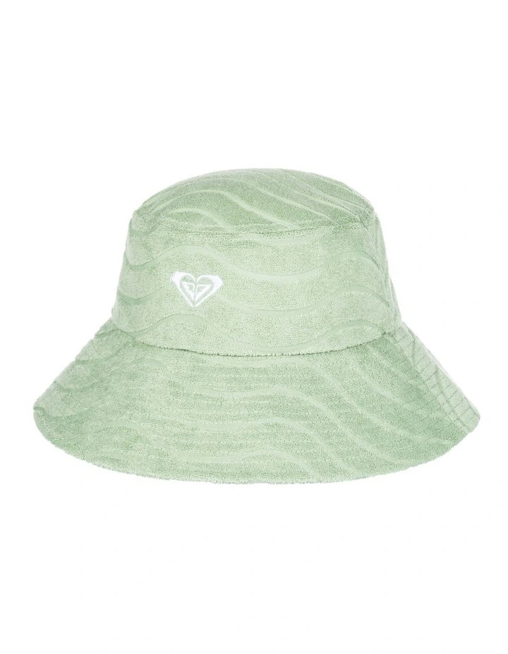 Sunny Palm Bucket Hat in Quiet Green