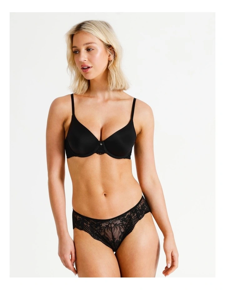 Lace Underwear Bikini in Black