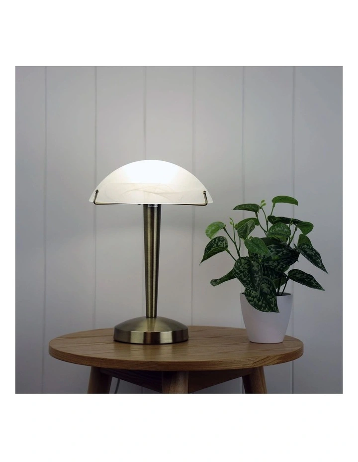 Ruby Touch Table Lamp Antique Brass