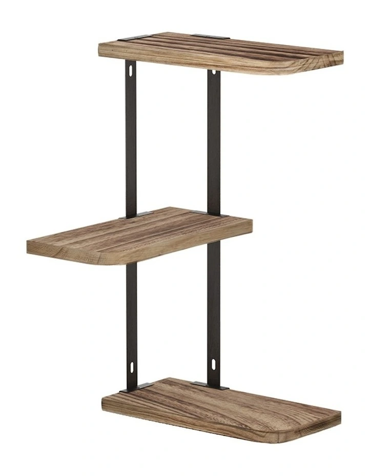 3 Tier Floating Wall Shelves