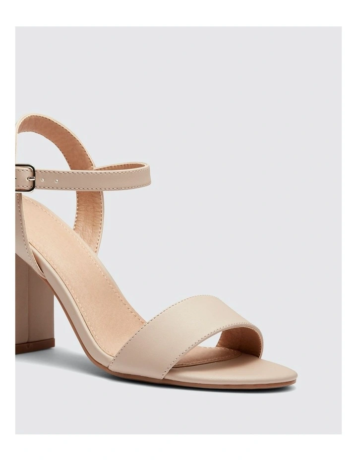 Mills Heels in Nude