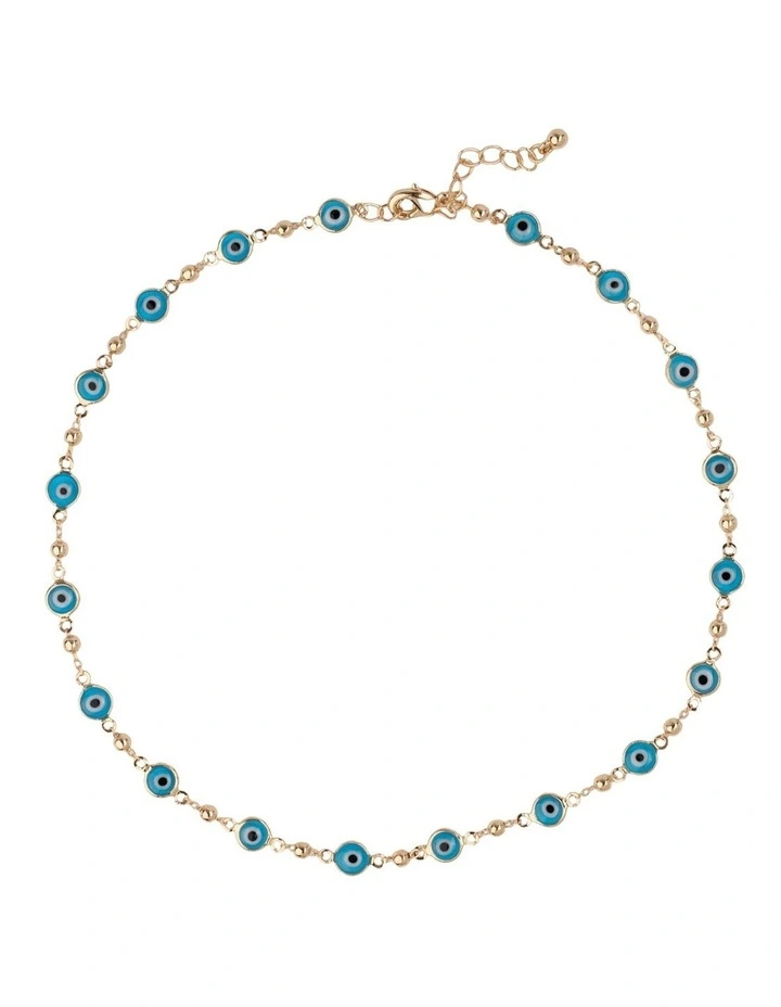 Eye Candy Necklace in Blue