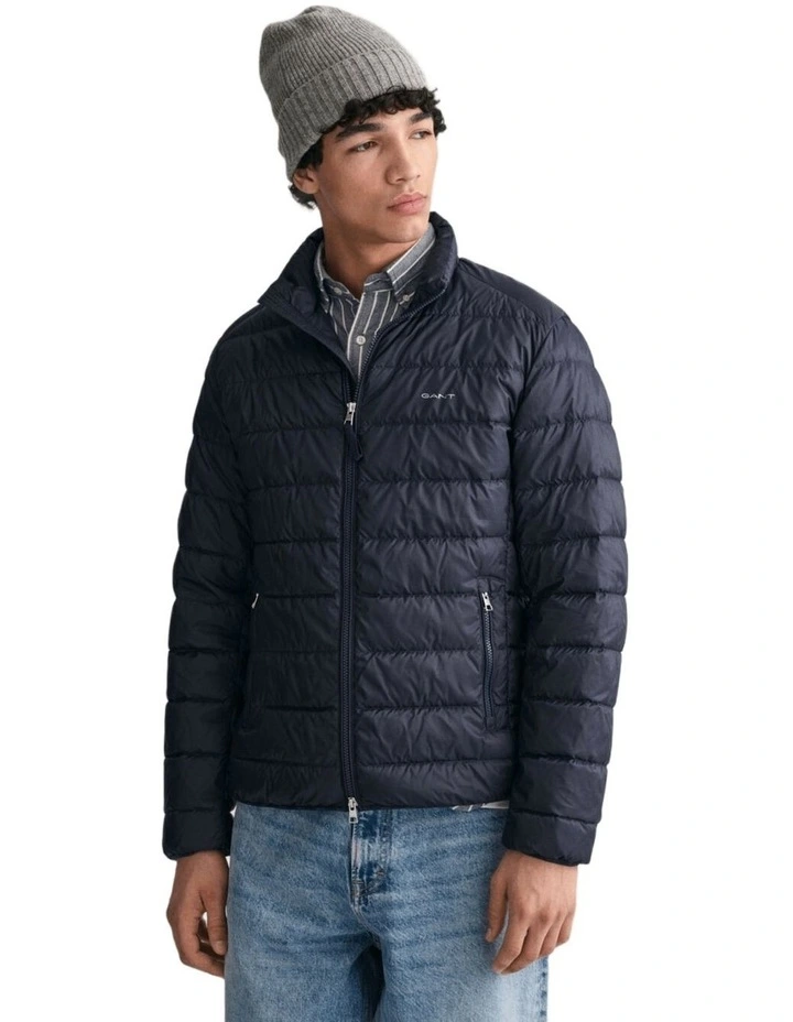 Light Down Jacket in Evening Blue