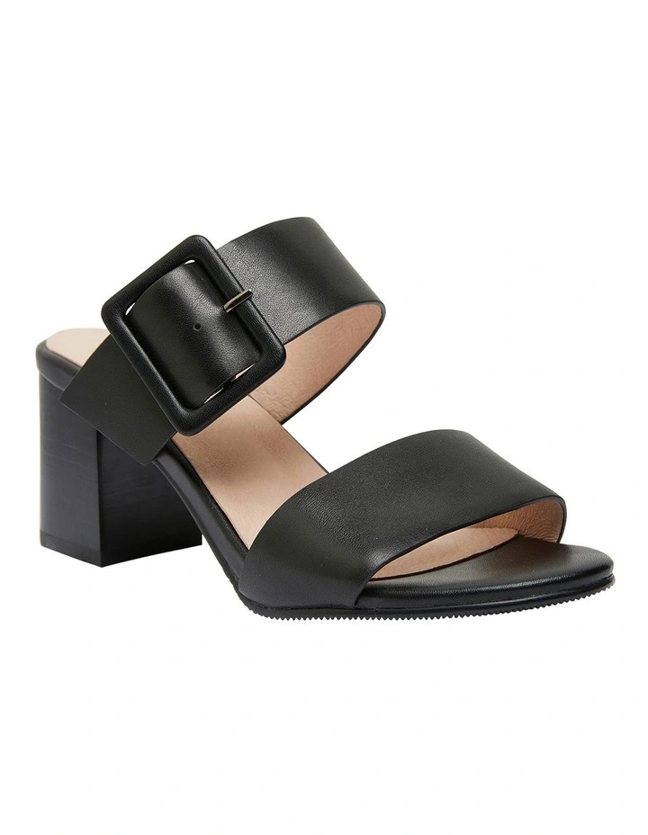 Nate Black Glove Sandals