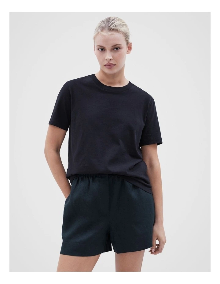 The Classic Crew Tee in Black