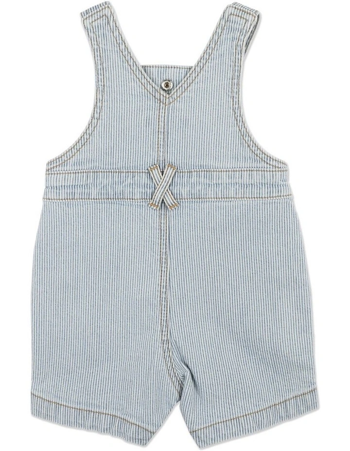 Overall in Indigo Striped