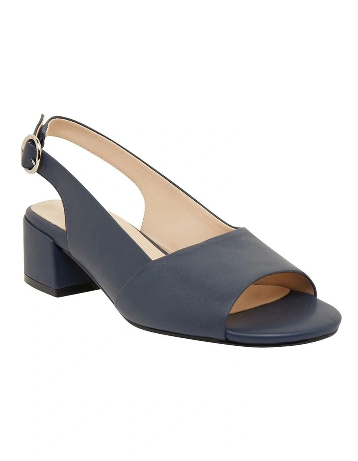 Macy Sandals in Navy Leather