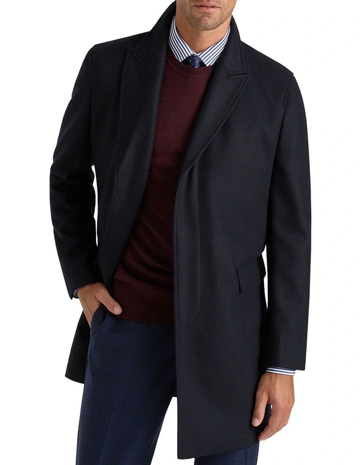 Rovigo Leisure Coat in Navy Blue