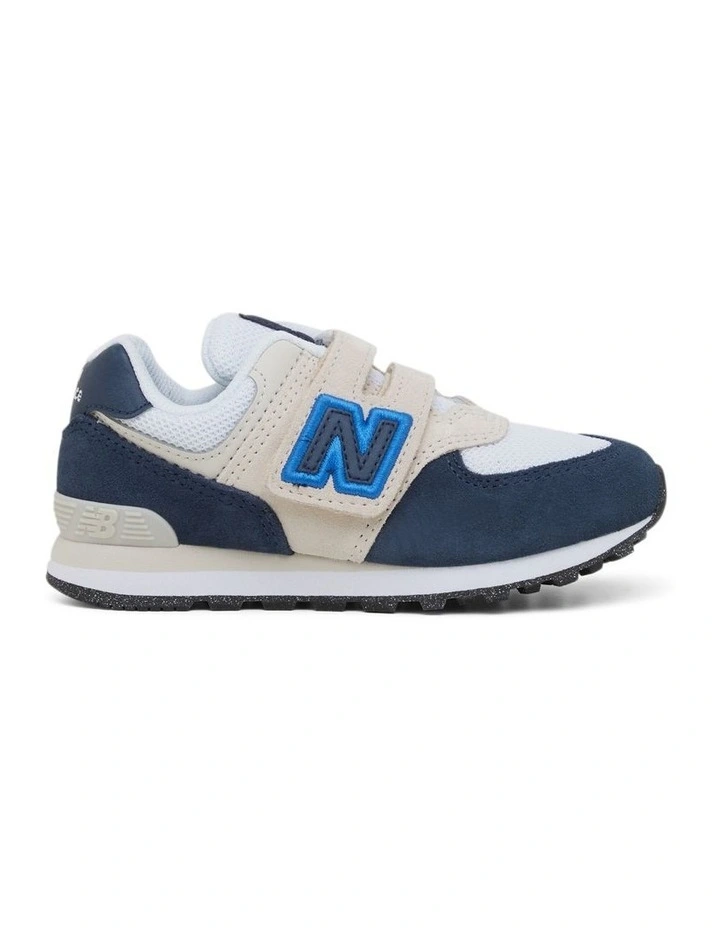 574 Self Fastening Strap Sneakers in Indigo