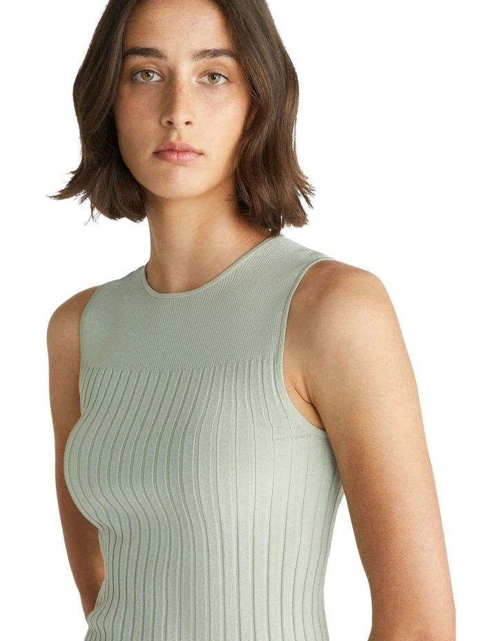 Iconic Rib Tank in Desert Sage