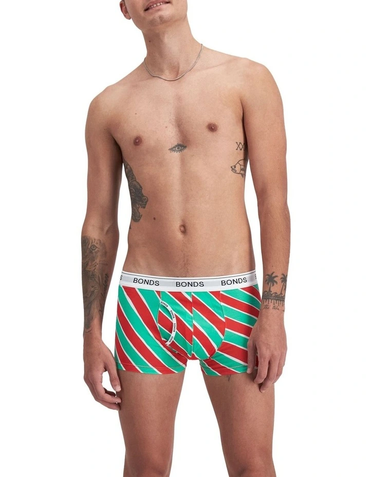Guyfront Christmas Trunks 2 Pack in Multi