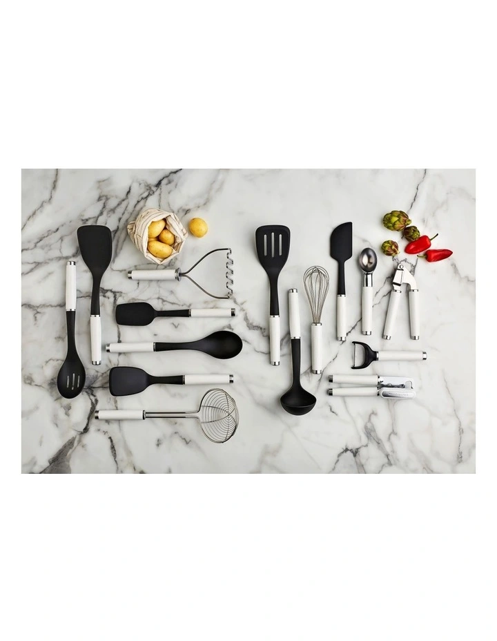 Classic Silicone Spoon Spatula in White