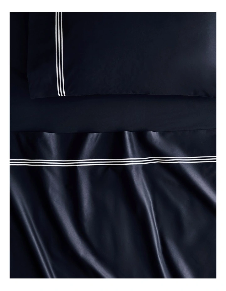 Palais Lux Fitted Sheet (50cm) in Midnight