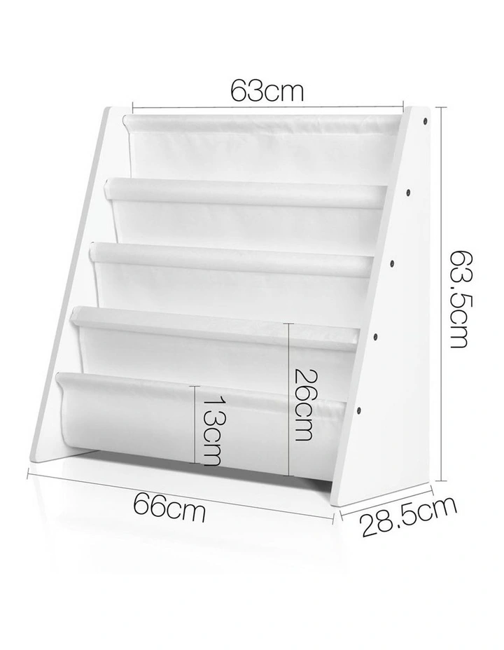 Keezi 4 Tier Kids Bookshelf