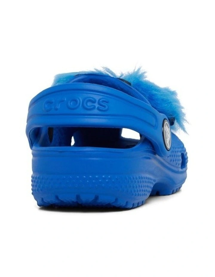 Classic Clog FL Monster Infant Beach Sandals in Blue
