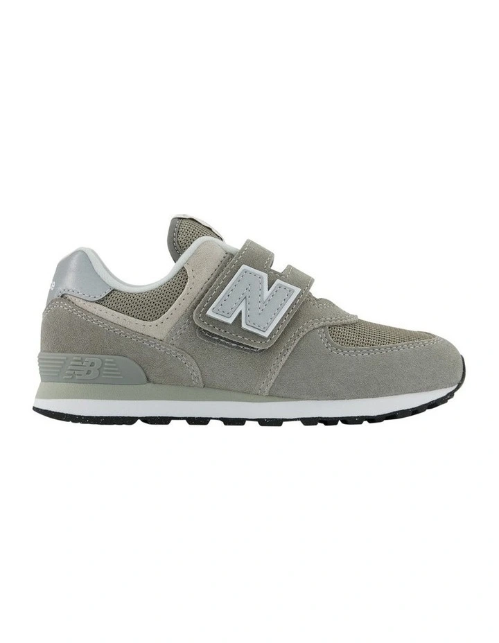 574 Self-Fastening V1 Pre-School Sneakers in Grey
