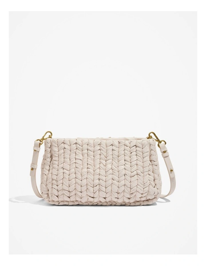 Plaited Shoulder Bag in Cloud