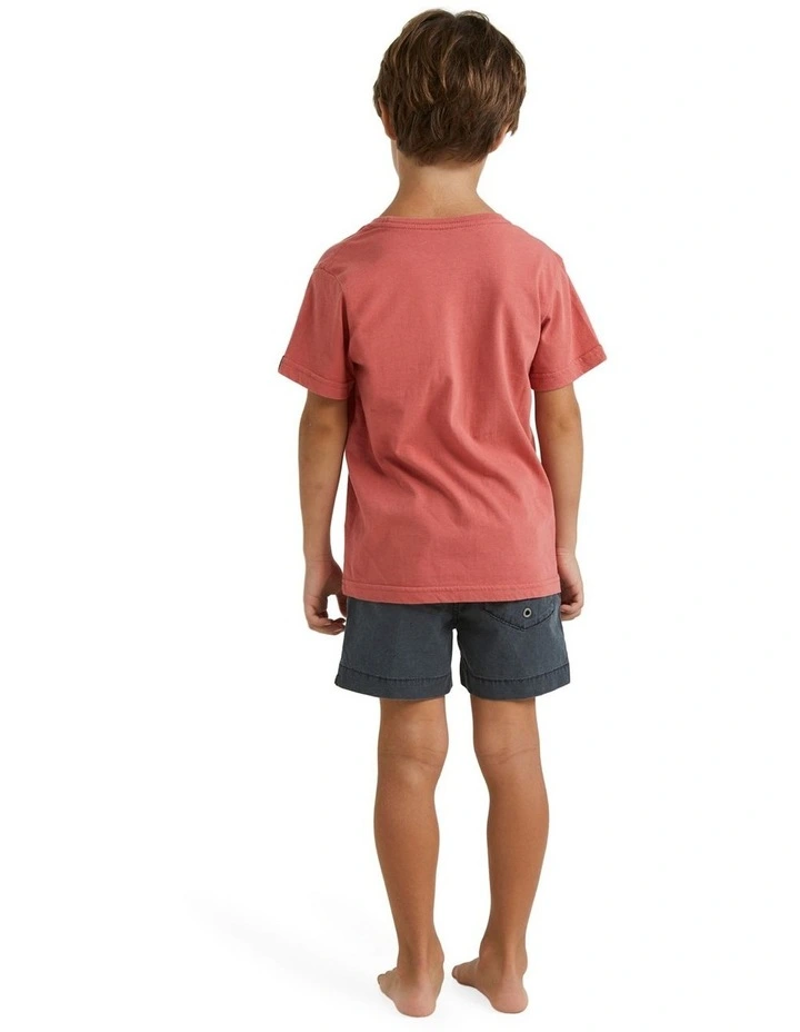 Big Action T-shirt in Mineral Red
