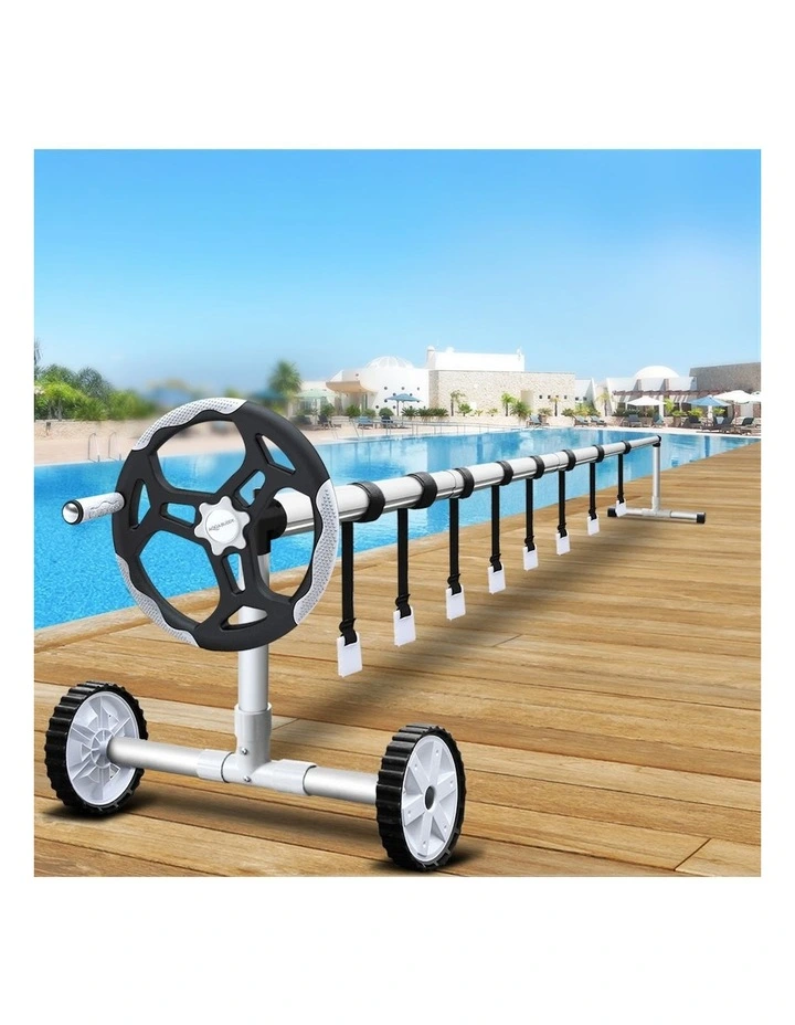 Swimming Pool Cover Roller in White