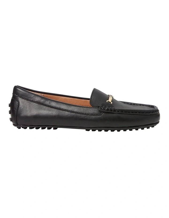 Briony Black Leather Loafer