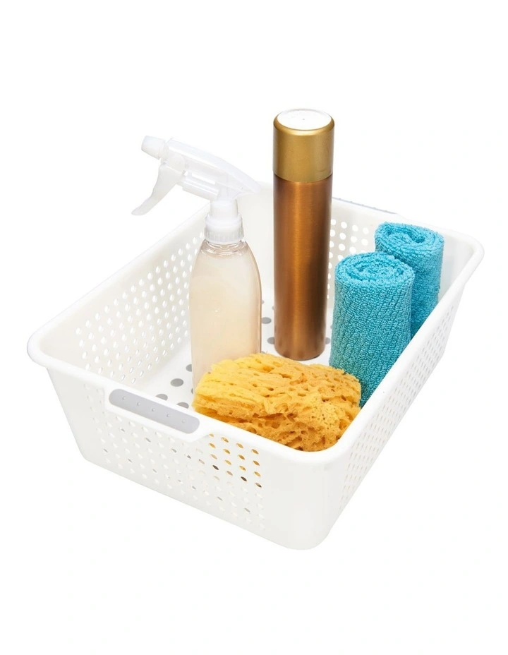 Medium Storage Basket in White