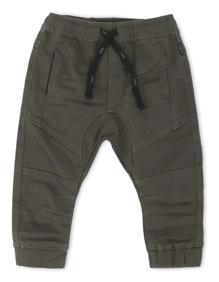 Arched Drifter Pant (0-2 years) in Dark Khaki