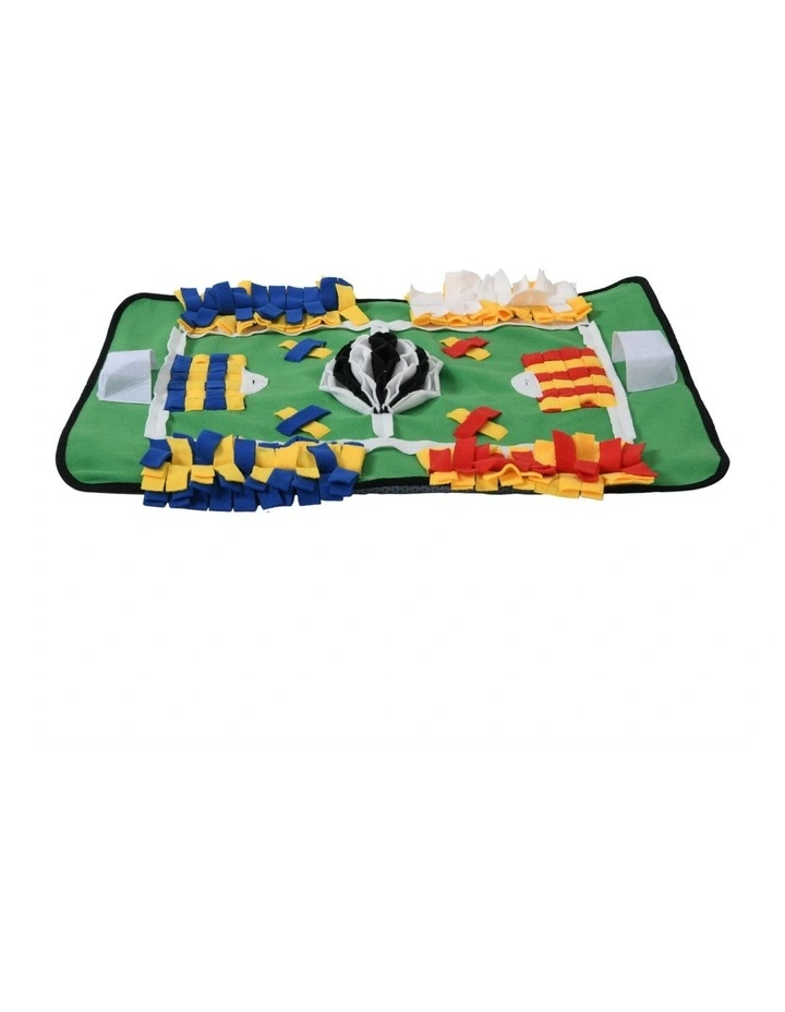 Retro Soccer Snuffle Mat 70x50cm in Green