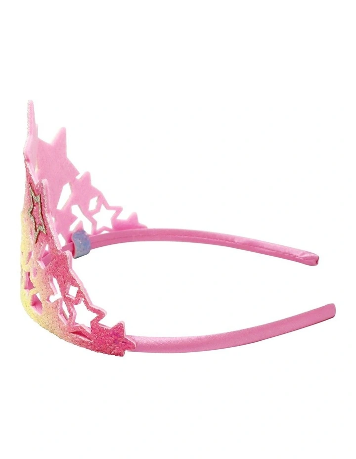 Unicorn Dreamer Rainbow Star Soft Glitter Crown