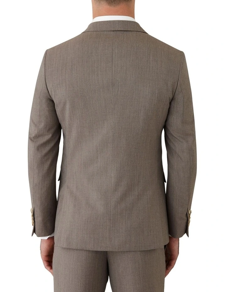 Nitro Slim Fit Jacket in Taupe