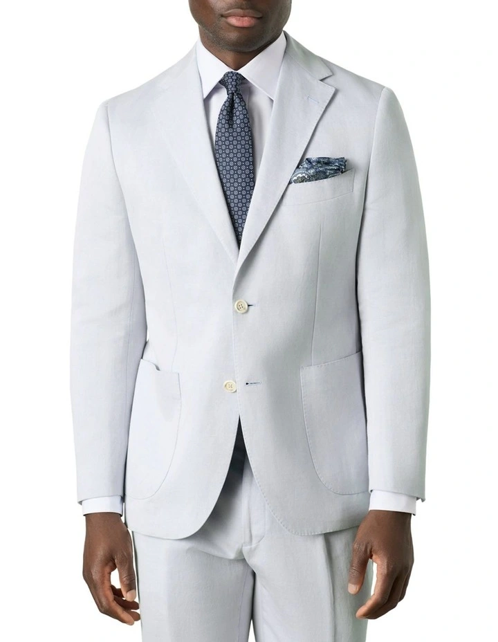 Minozzi Suit Jacket in Pale Blue