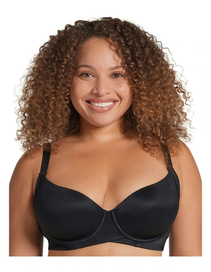 Total Embrace Everyday Unpadded Wired Bra in Black