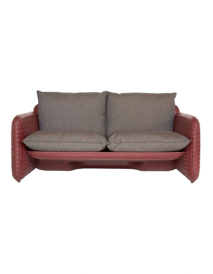 Mara Leather Sofa in Mahogany