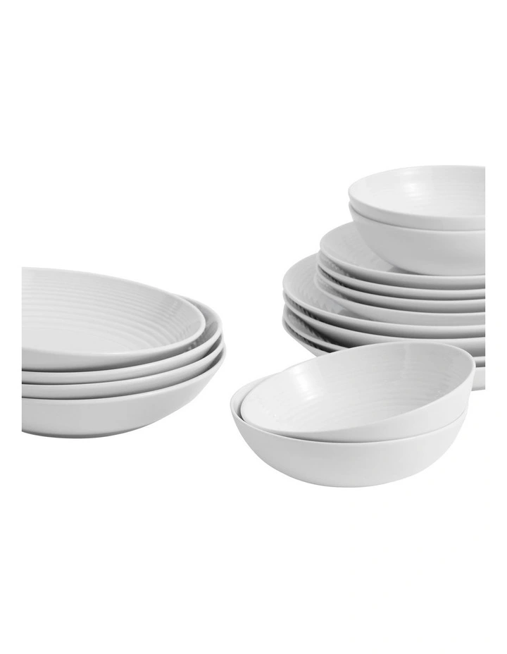 Gordon Ramsay Maze 16 Piece Set in White