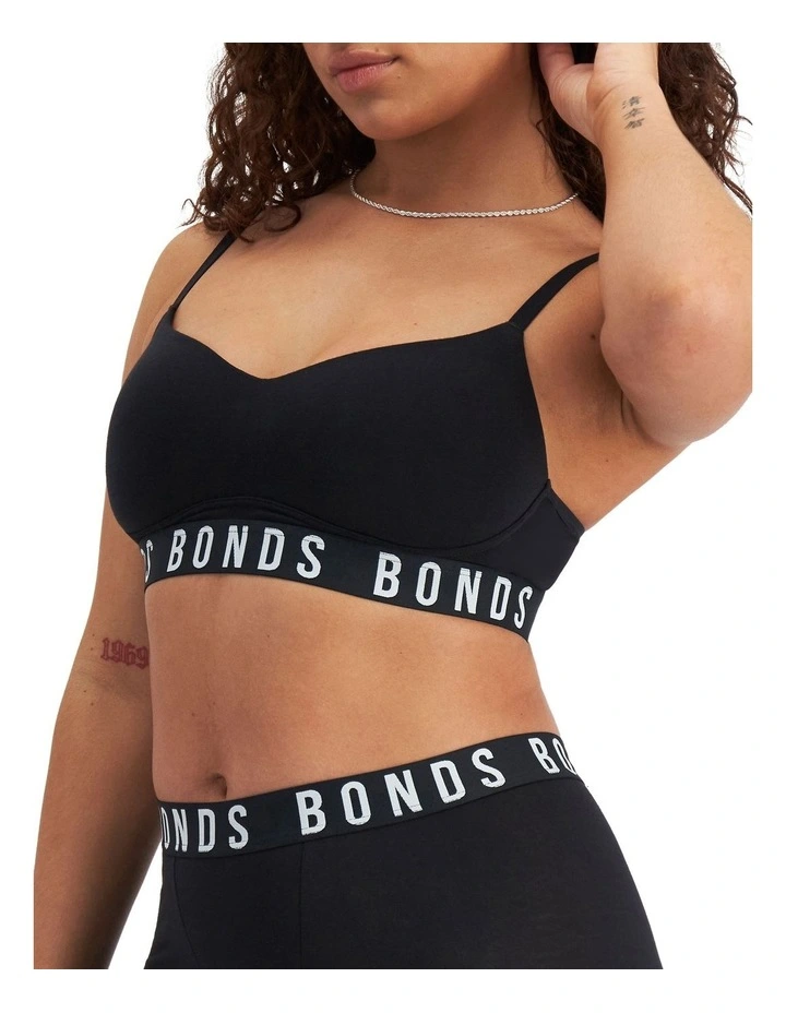 Icons Wirefree Bra in Black