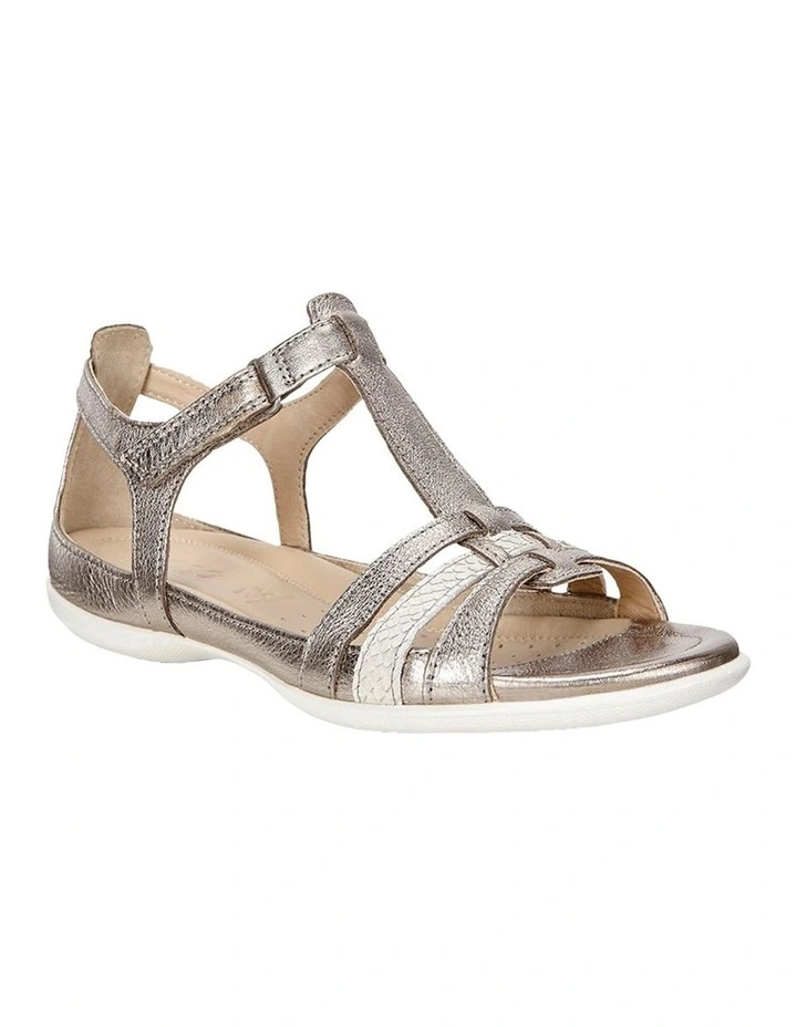 Flash T-Strap Sandal In Silver