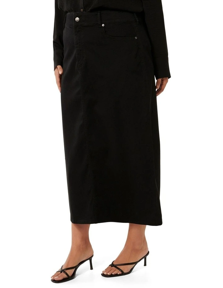 Natalie Maxi Skirt in Black