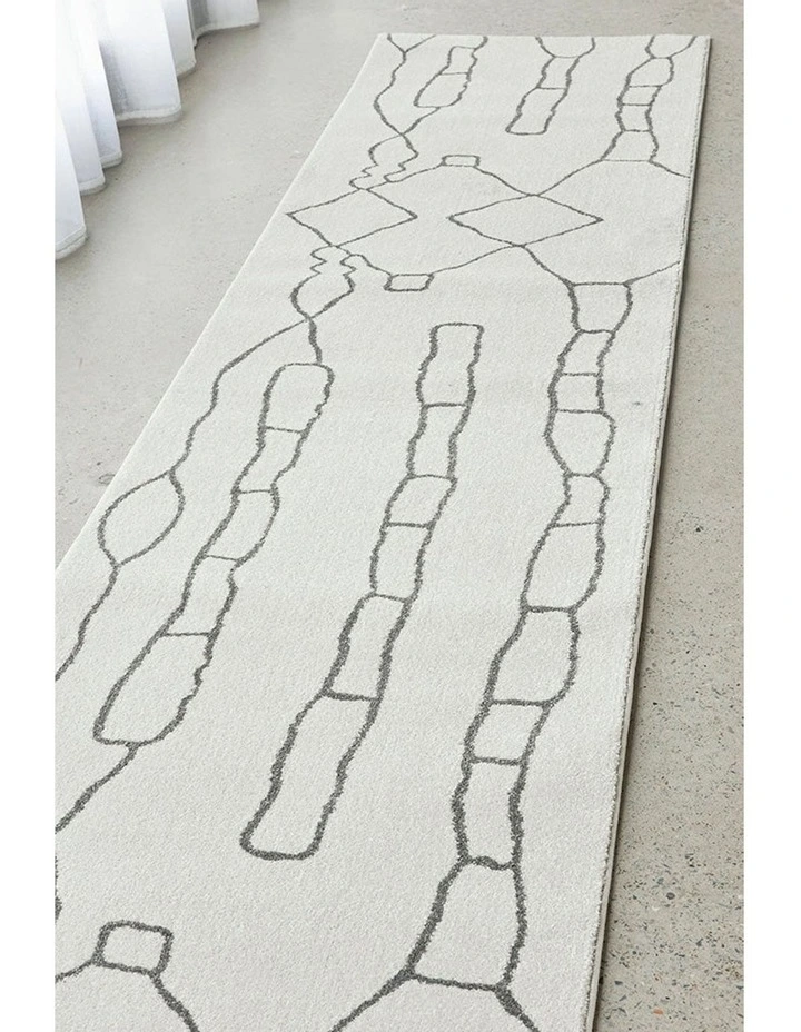 Paradise Amy Runner Rug in Grey