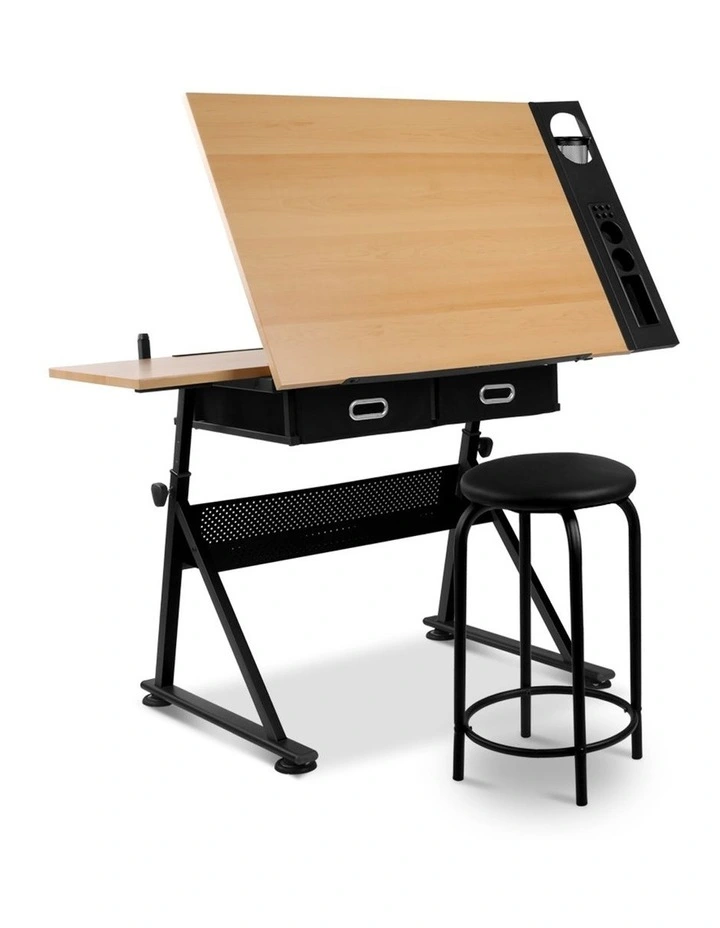 Tilt Drafting Table Stool Set