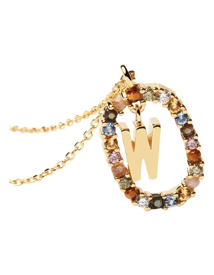 Letter W Multi Necklace