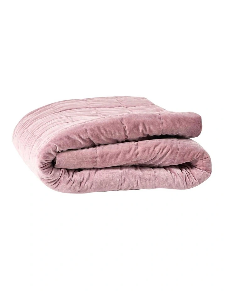Luxury Velvet Throw in Heather