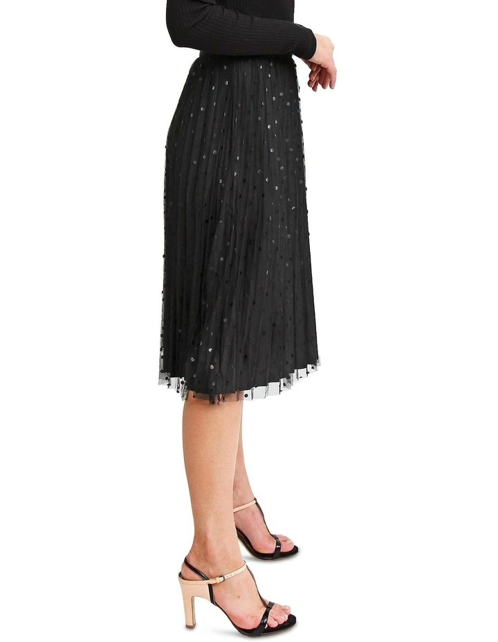 Mixed Feelings Black Reversible Skirt