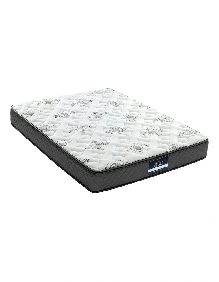 Bonnell Pillow Top Spring Foam King Size Mattress 24cm in White