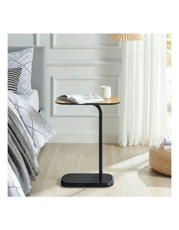 Side Table in Oak/Black