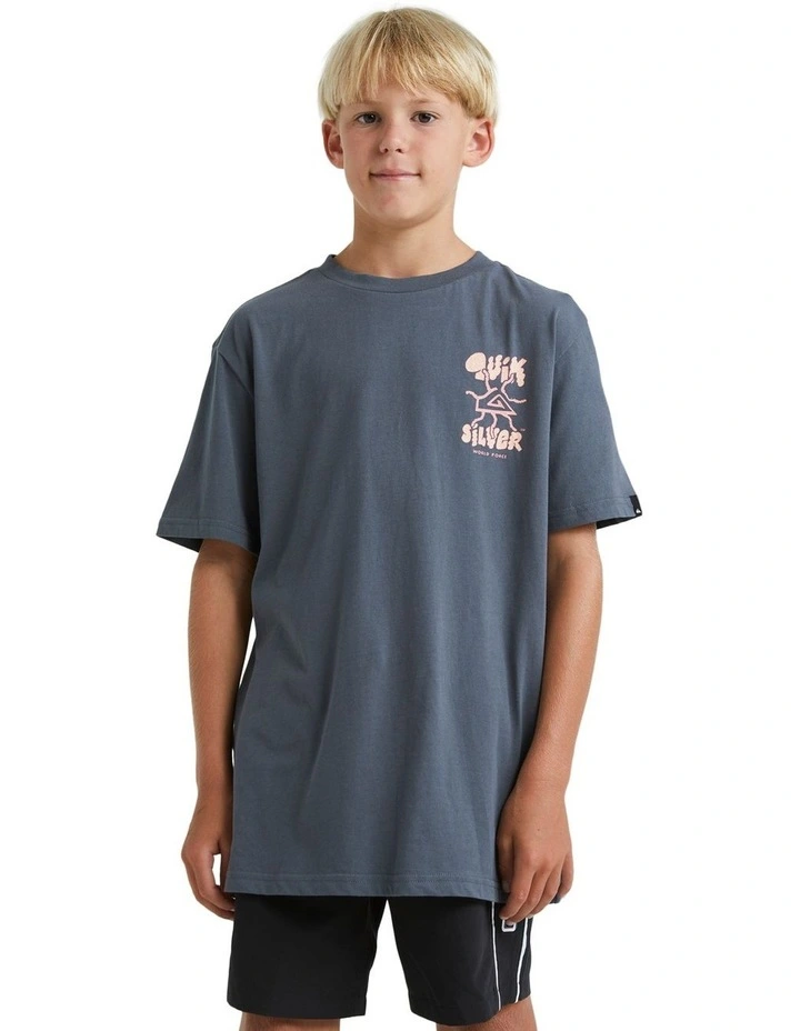 Snake Bite Oversized T-shirt in Iron Gate